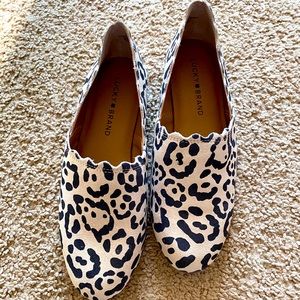 Lucky Brand Cheetah Slip On Shoes